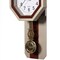 Clockswise Traditional Beige Round Wood- Looking Pendulum Plastic Wall Clock QI004509.PC - alternate 6